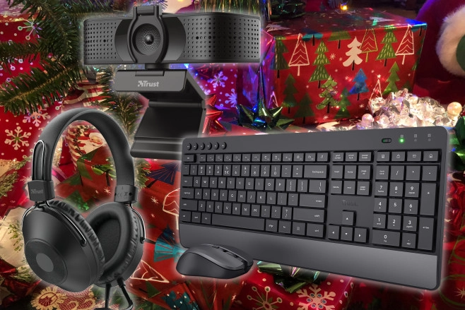 TechFi December 2022 giveaway #7: Trust Trezo desktopset, Teza 4K webcam en Ozo headset