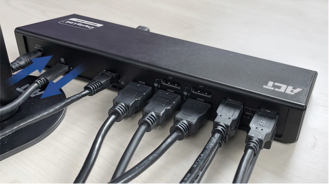 ACT docking station verbindt tot drie 4K-monitoren met Windows-laptop of MacBook