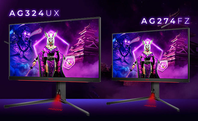 De nieuwe Agon by AOC gaming monitoren bieden esporters twee zeer verschillende opties: de 144 Hz 4K Agon Pro AG324UX en de 260 Hz Agon Pro AG274FZ