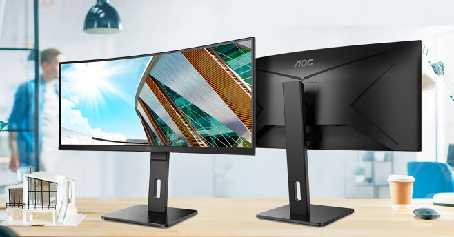 Nog een ultrawide monitor met twee gezichten: de AOC CU34P2C
