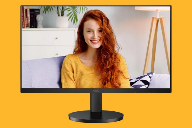 AOC stuurt bij elke B3 monitor hetzelfde stock-beeld mee. Dit keer houden we het maar simpel, net als de monitor in kwestie zelf.