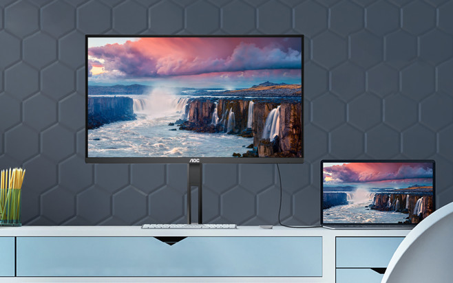 Aansluitgemak is waar het om draait bij de nieuwe AOC V5 serie monitors met USB-C