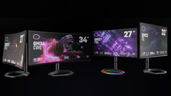 Cooler Master komt met vier nieuwe gaming monitoren: voor elk wat wils