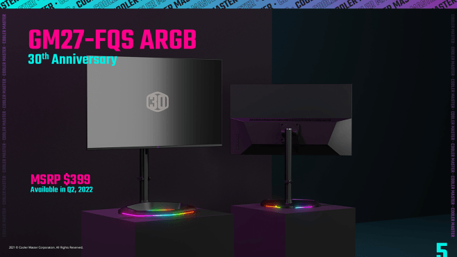 Cooler Master kondigt Mini-LED monitoren aan met opvallend lage prijs