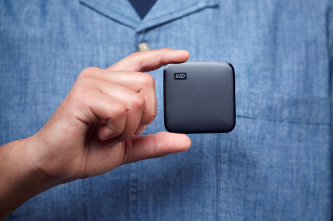 Compacte WD Elements SE externe SSD valt op met valbescherming