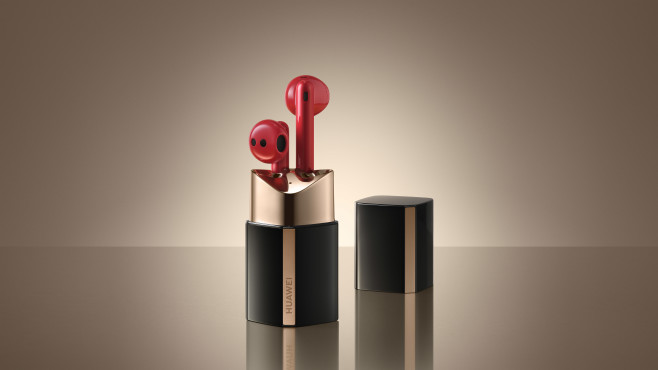 Deze true wireless oortjes met ANC vallen niet op in de clutch: Huawei Freebuds Lipstick