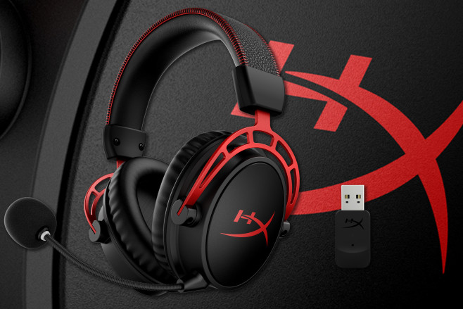 Draadloze HyperX Cloud Alpha Wireless gaming headset belooft 300 uur accuduur