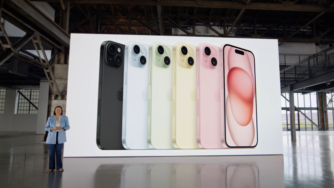 Apple presenteert de nieuwe iPhone 15, iPhone 15 Plus, iPhone 15 Pro en iPhone 15 Pro Max.&nbsp;