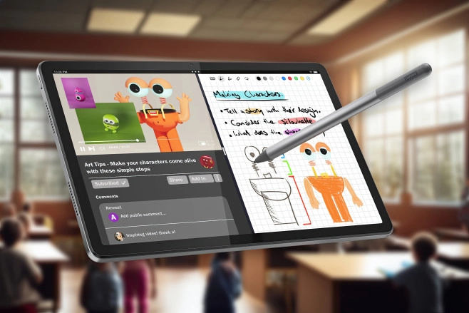 De Lenovo Tab M11 wordt compleet met stylus geleverd. Qua eigenschappen lijkt hij sterk op de Tab M10 Plus Gen 3 uit 2022.