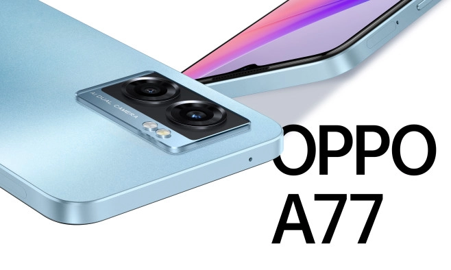 Was je gecharmeerd van de Oppo A76, maar wilde je ook 5G? Voilà, de Oppo A77