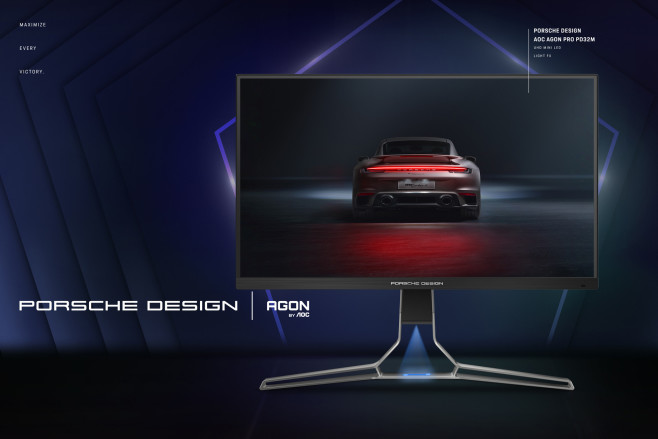 Vierde generatie Porsche Design monitor van AOC is de extreemste tot dusver