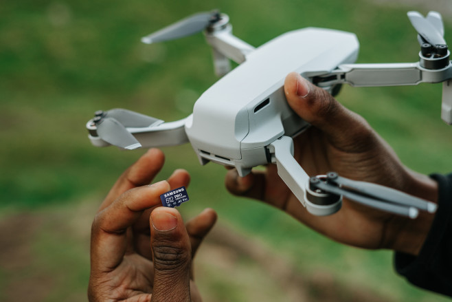 De Samsung Pro Ultimate geheugenkaartjes zijn bestemd voor veeleisende videotoepassingen, zoals hoge resolutieopnames met dronecamera's.