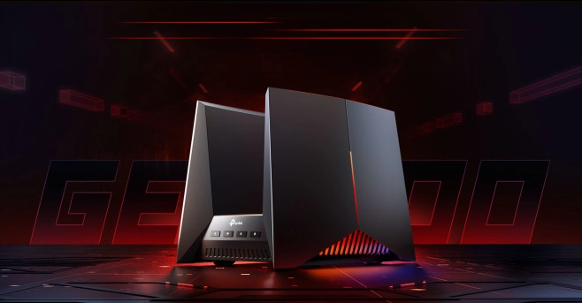 Het nieuwe topmodel WiFi 7 gaming router van TP-Link zou niet misstaan in een aflevering van een zekere serie science fiction films.