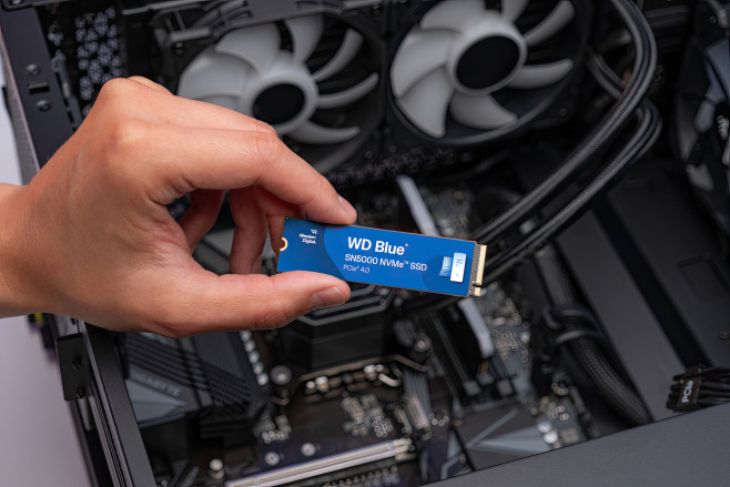 De vernieuwde WD Blue SSD's moeten weer wat sneller en groter zijn dan de vorige versie.&nbsp;