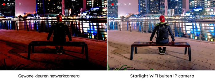 Foscam G4C Starlight - sensor beeld
