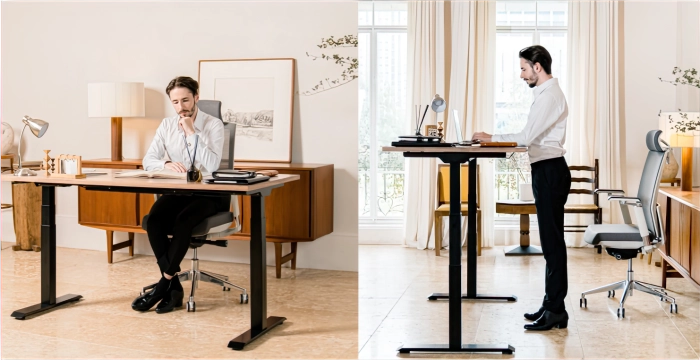 FlexiSpot E7 zit sta bureau