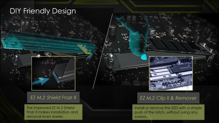 MSI MAG 860 Tomahawk WiFi - gebruiksvriendelijk ontwerp