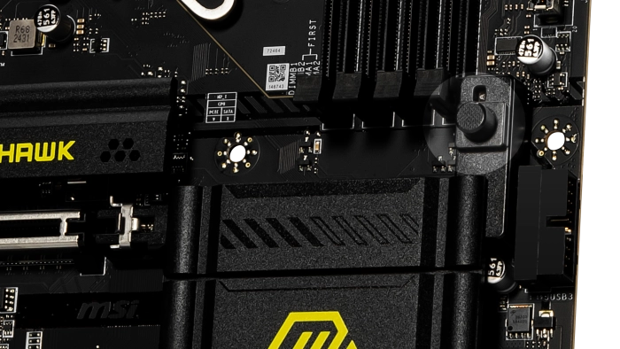 MSI MAG 860 Tomahawk WiFi detail PCIe release
