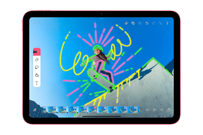 De 2022 iPad heeft een iets groter scherm dan het model van vorig jaar.