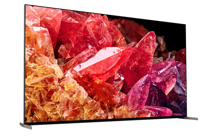 Het is ook mogelijk de Sony X95K Bravia XR-65X95K juist heel laag op de poten te monteren.