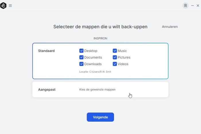 De BeeDrive software is gebruiksvriendelijk.