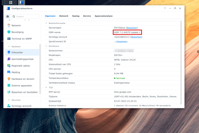 Synology DSM 7.2
