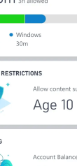 Xbox Family Settings app