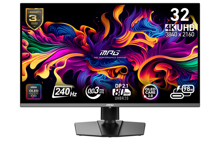 MSI 4e generatie QD-OLED MPG 322URX QD-OLED 01