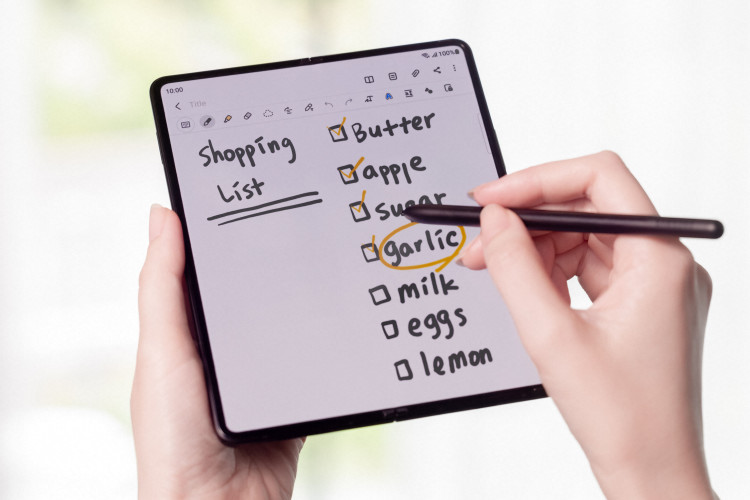 Duurste boodschappenlijstje ooit? Samsung Galaxy Z Fold 3