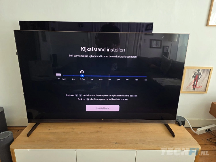 TCL Z100 kijkafstand instellen