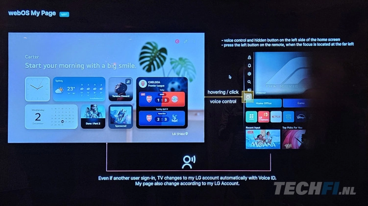 webOS 26: My Page