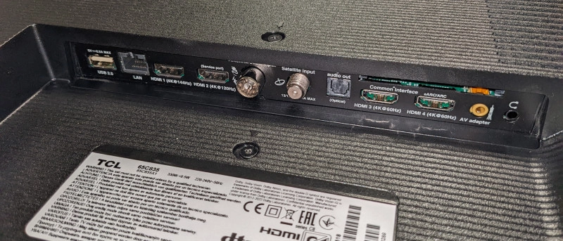 HDMI 2.1-aansluitingen