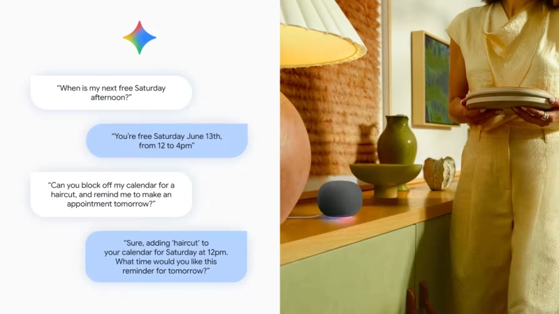 Google Home Speaker voorbeeld agenda