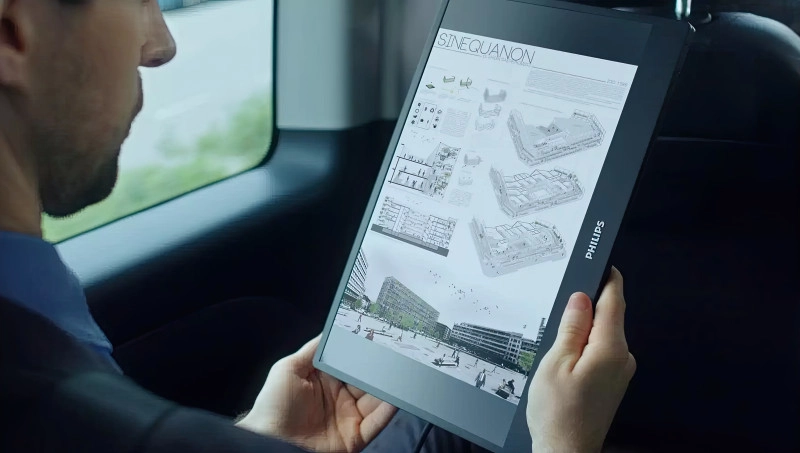 Met de EasyRead modus kan je op de Philips 16B1P3302D lezen alsof het e-ink is - wat het natuurlijk niet is, maar het moet rustiger voor de ogen zijn.