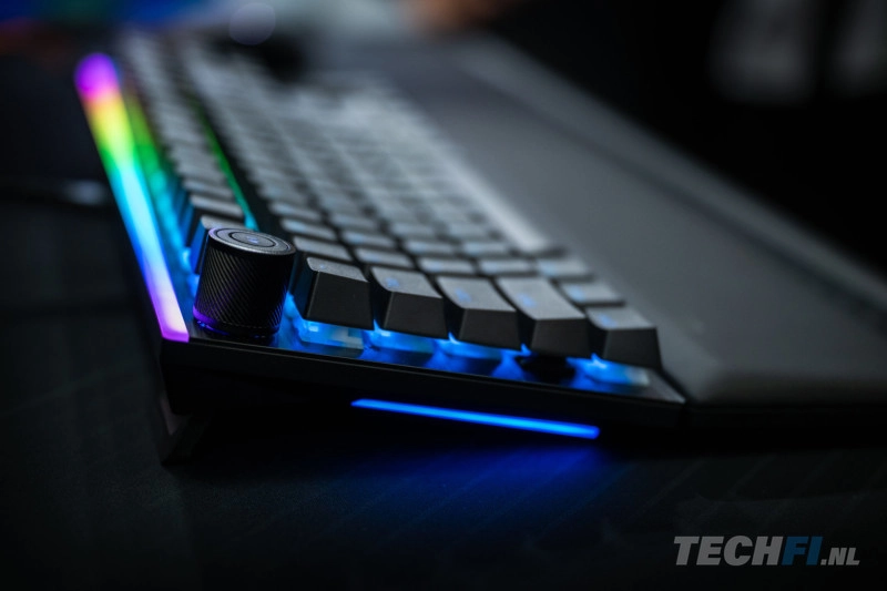Be quiet Light Mount TKL zijaanzicht met draaiwiel