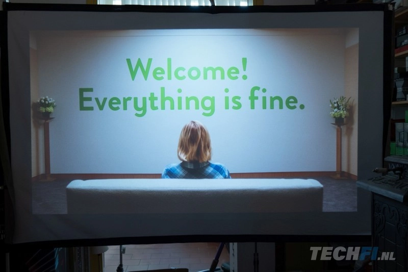 Een voordelig projectiescherm past prima bij de Blackview PV1000 Max