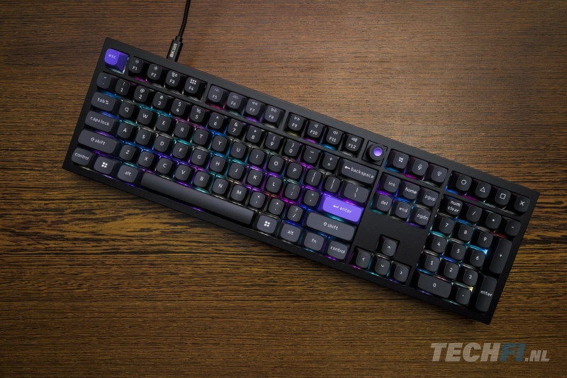 Keychron Q6 HE 8K top down schuin
