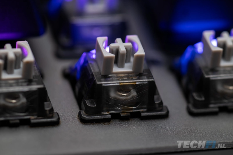 ROG Falcata HFX V2-schakelaar close-up