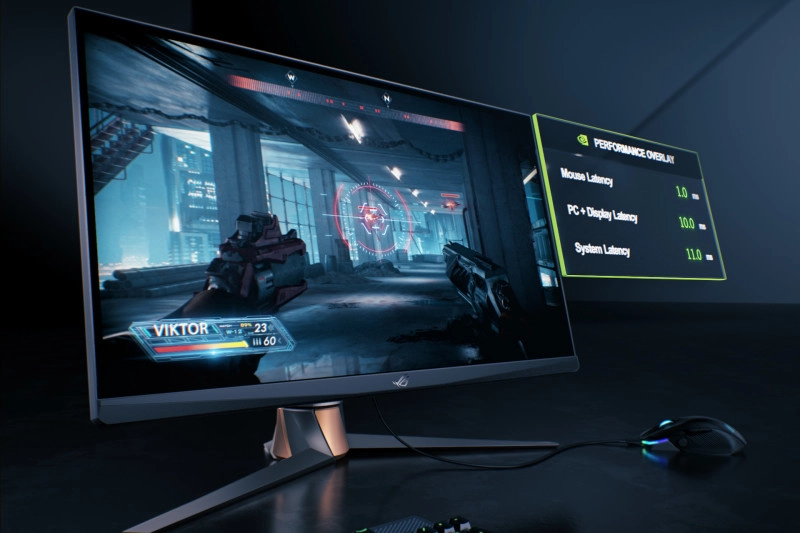 Asus ROG Swift PG27AQN: Reflex Analyzer ingebouwd