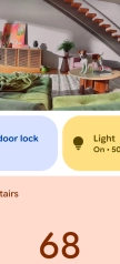 Home app - Home tab with glow