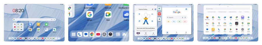 Oscal Pad 200 met DokeOS 5.0 in desktopmodus
