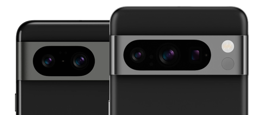 Pixel 8 en Pixel 8 Pro camera's
