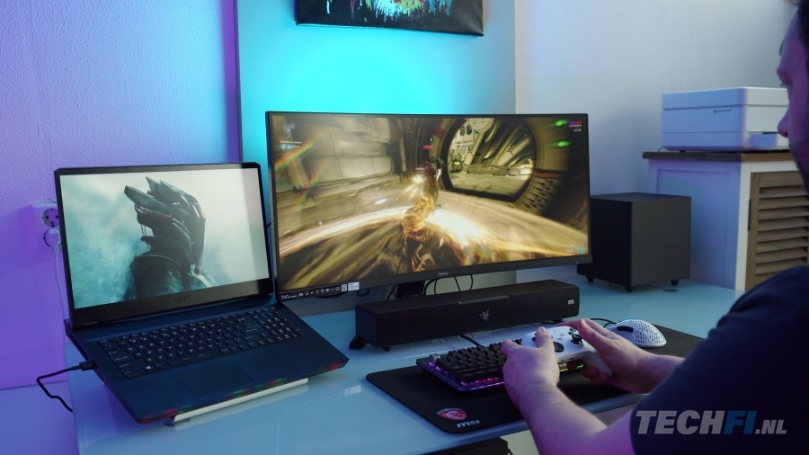 Na het werk een potje gamen op de iiyama ProLite XCB3494WQSN