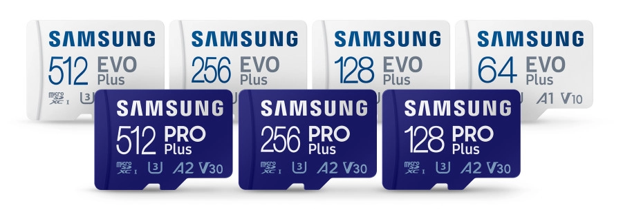 Samsung EVO Plus en PRO Plus microSD