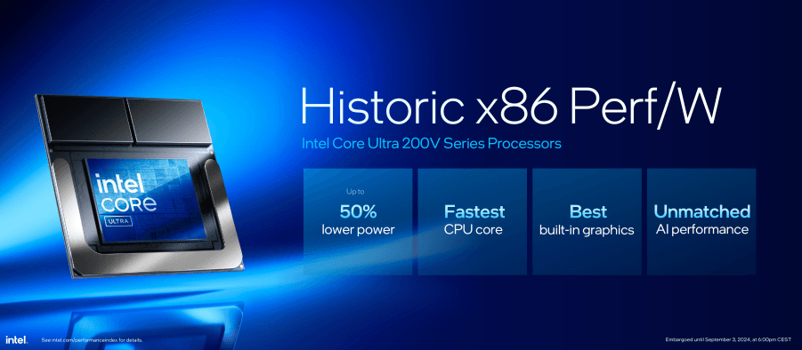 De Intel Core Ultra 200V claims in een notendop