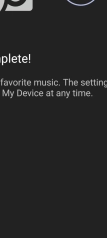 Sony Sound Connnect app voor WH-1000XM6 (dark mode)